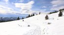 Le blanc avant la descente